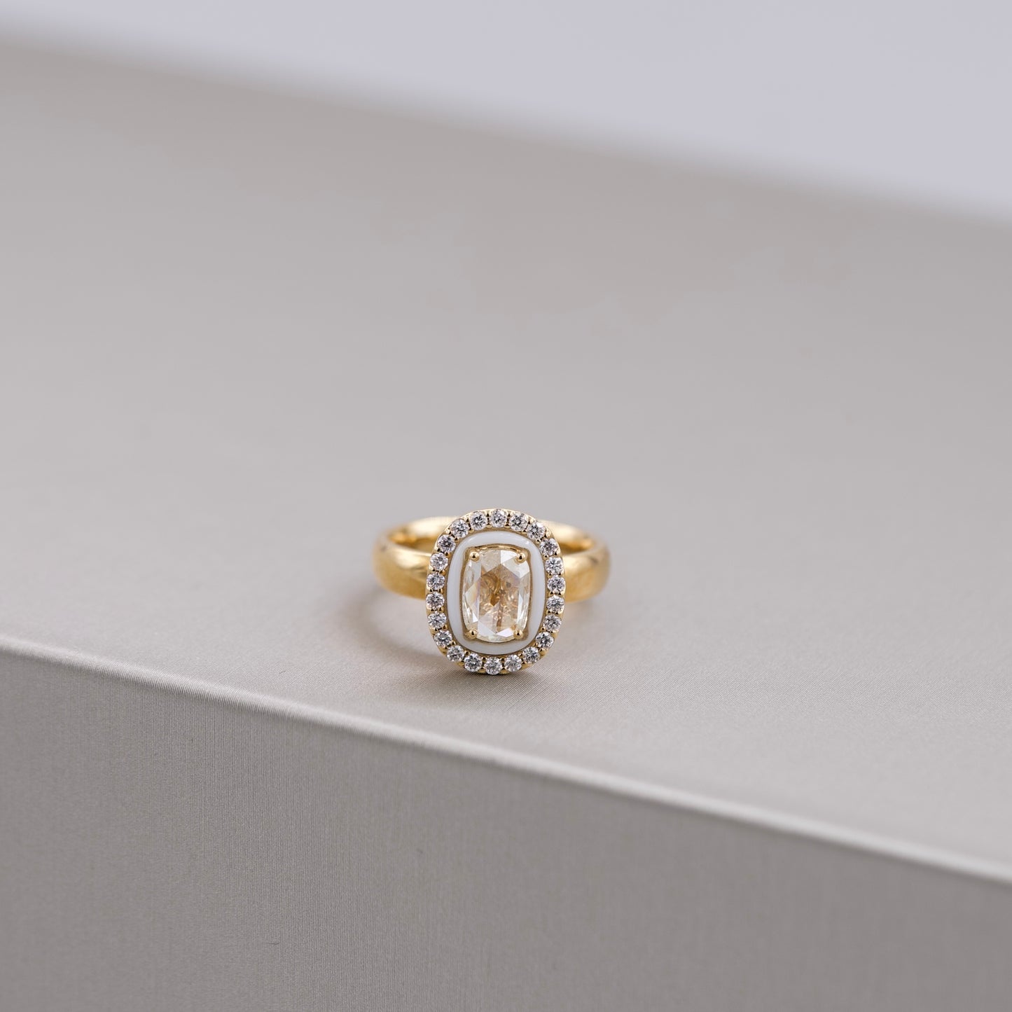 Oval-Cut Diamond Ring