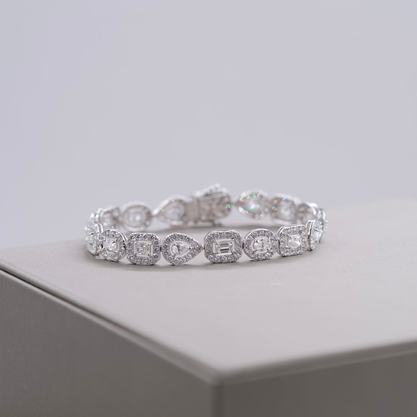 Halo Diamond Bracelet