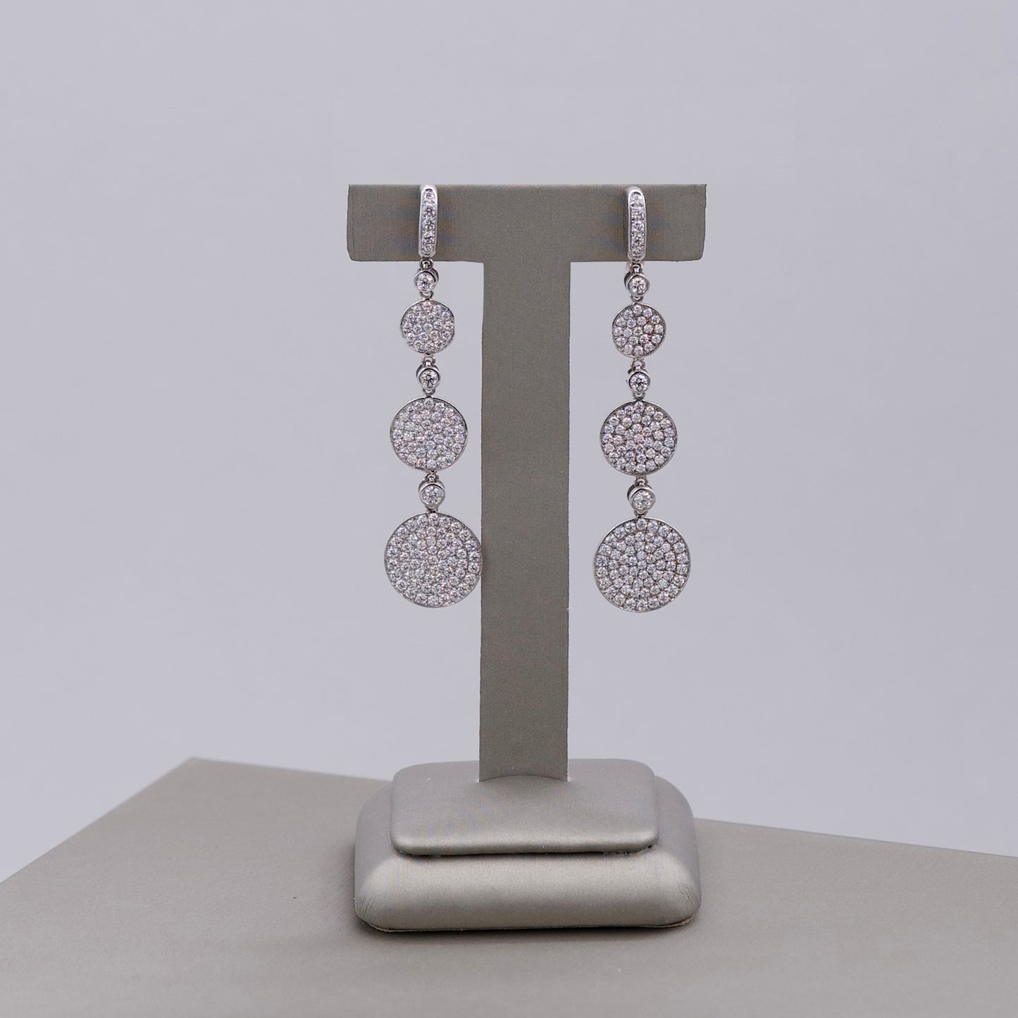 Damaso Disc Drop Earrings