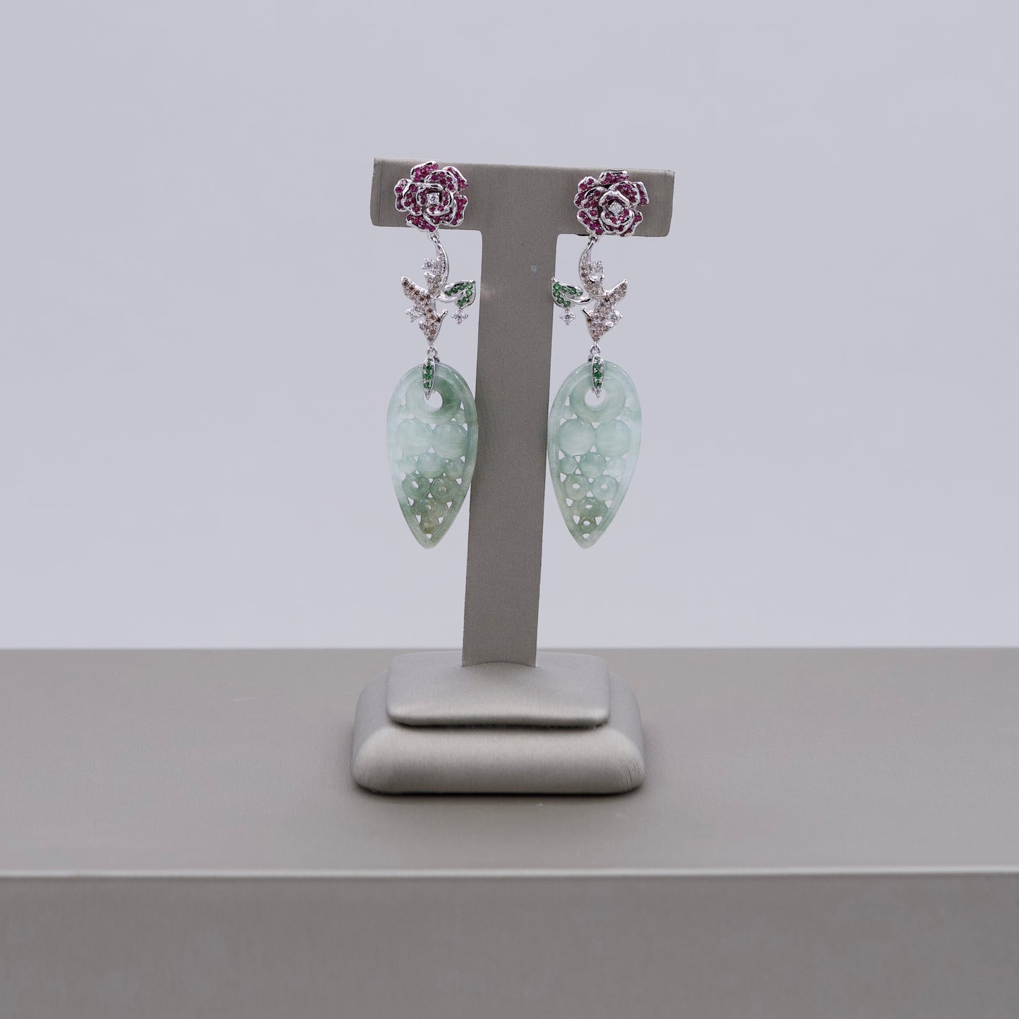 Jade & Rose Earrings