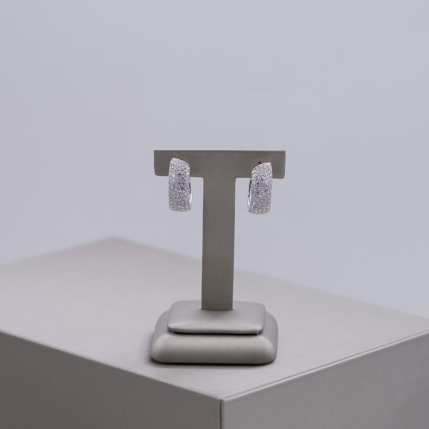 Pave Diamond Earrings