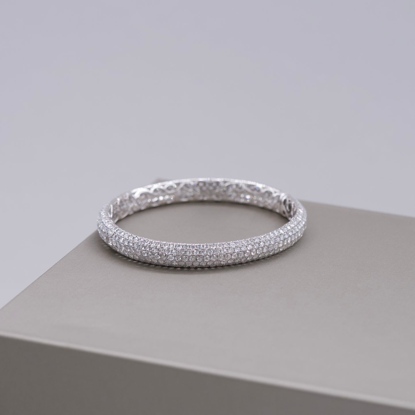 Pave Diamond Bangle