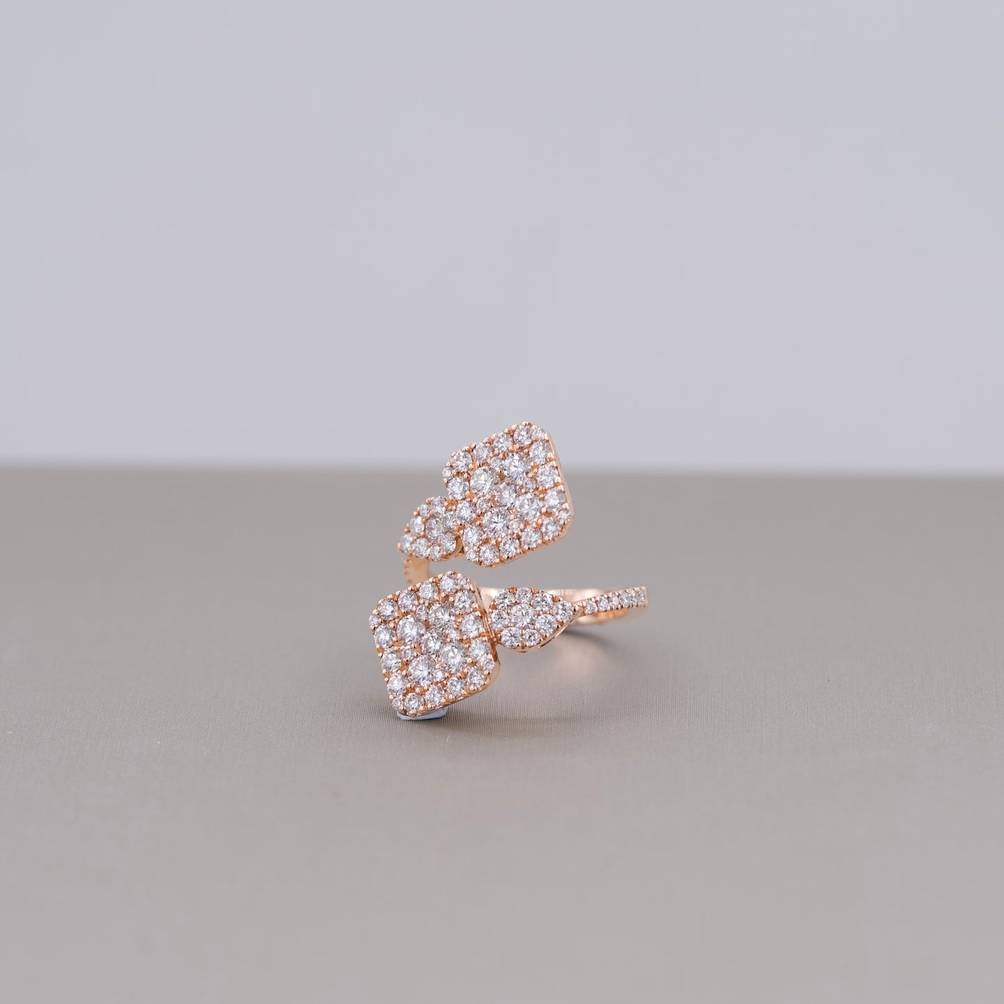 Damaso Rose Gold and Diamond Ring