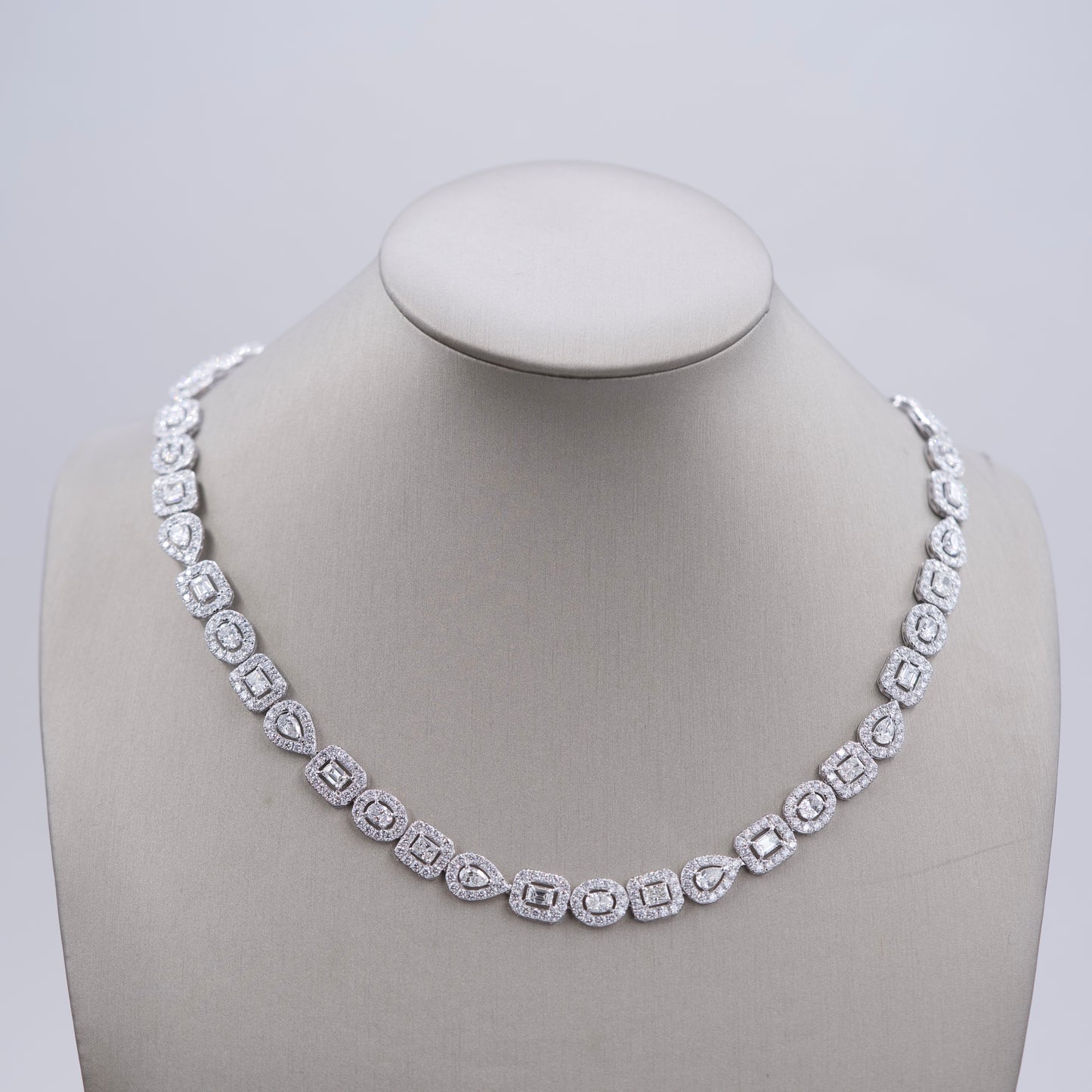 Halo Diamond Necklace