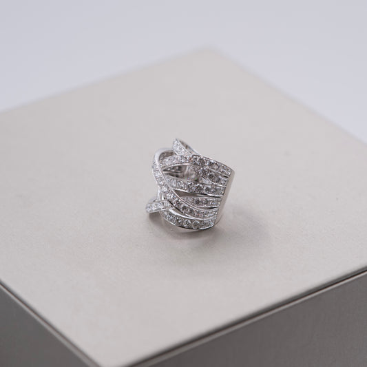 Layered Diamond Ring