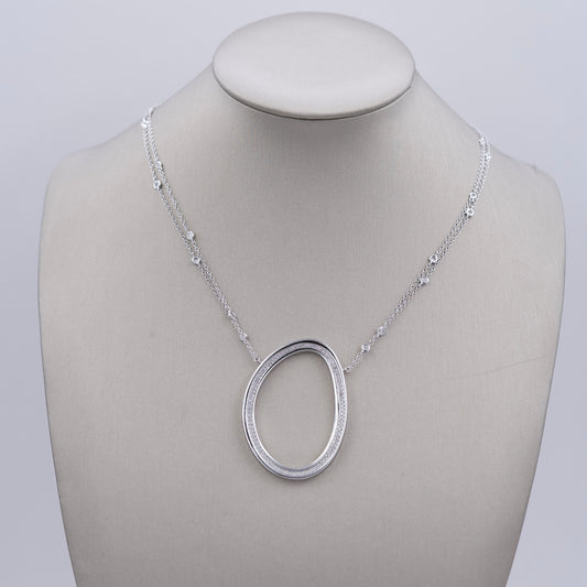 O Diamond Necklace