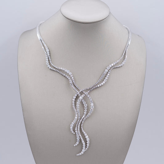 Waterfall Diamond Necklace