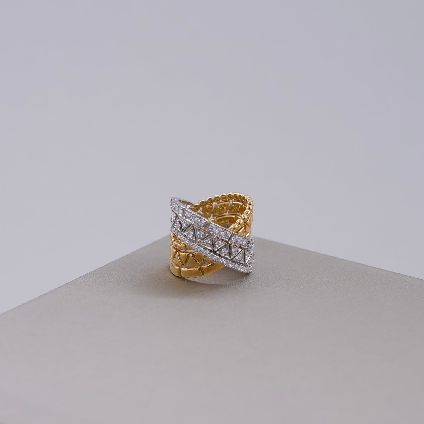 Etho Maria Yellow & White Gold Ring