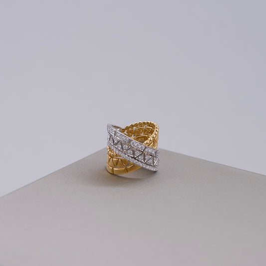 Etho Maria Yellow & White Gold Ring