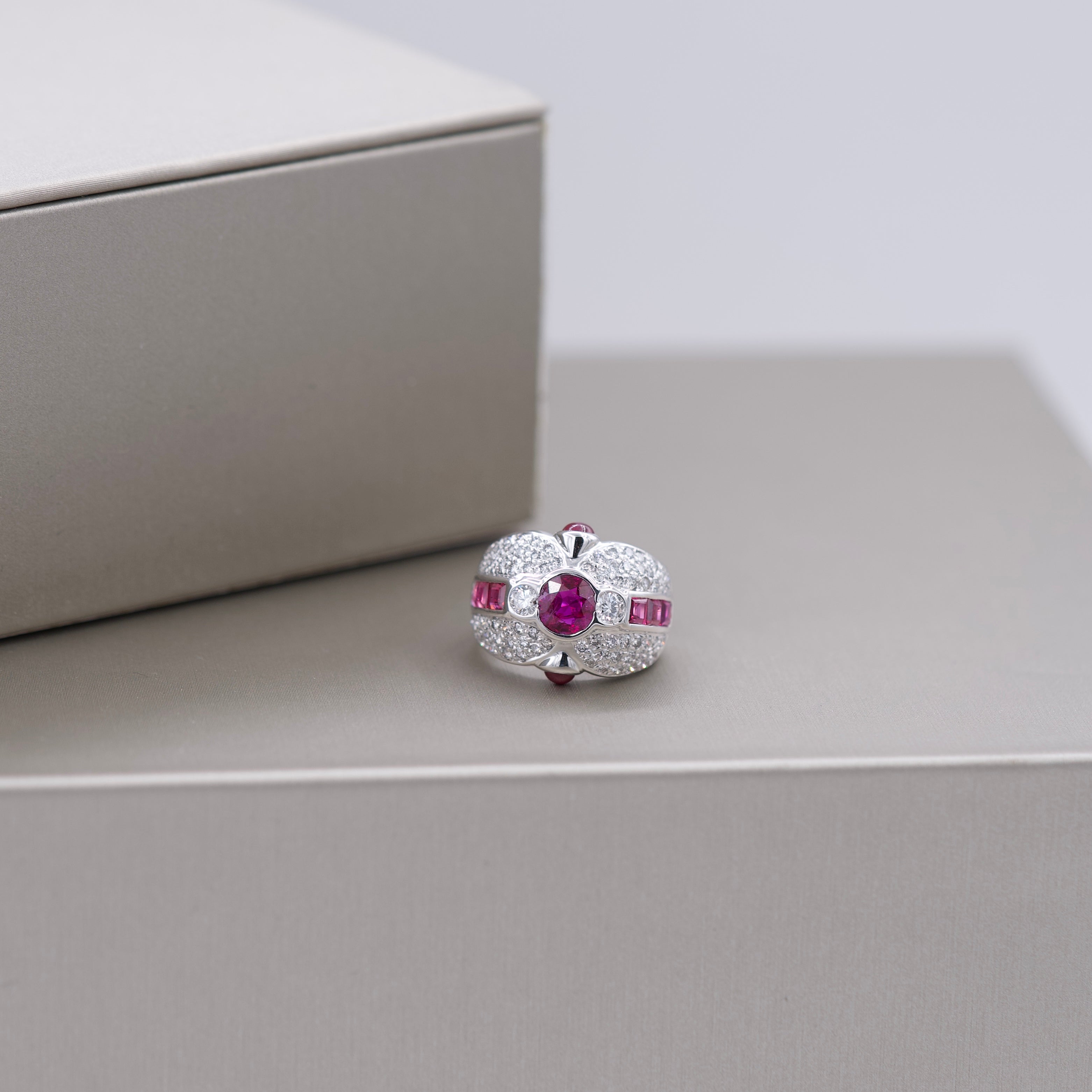 Ruby Flo Ruby Ring – Flower Diamond