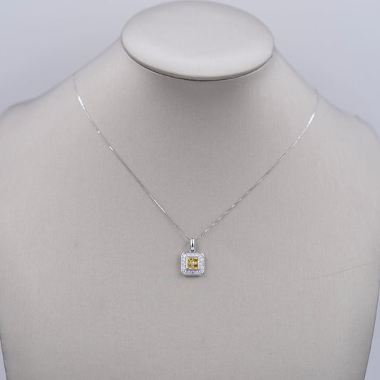 Yellow Diamond Necklace
