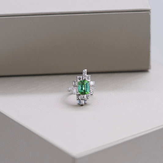 Tsavorite Ring