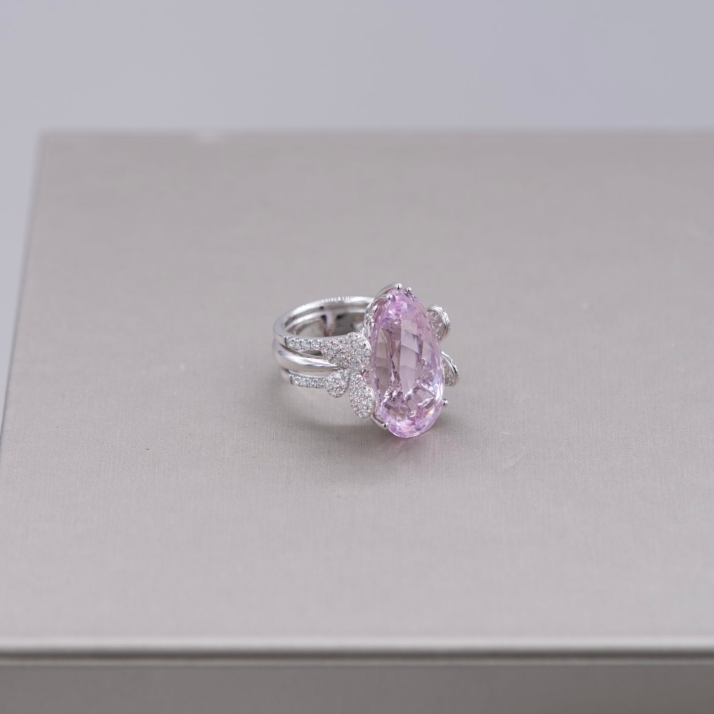 Kunzanite Ring