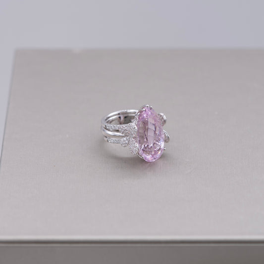Kunzanite Ring