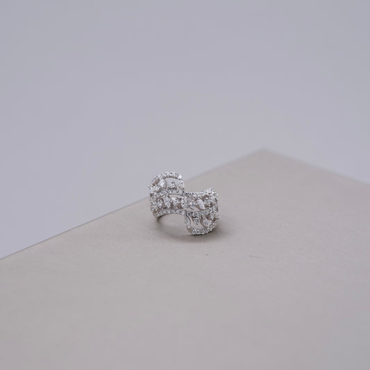Diamond Curve Ring