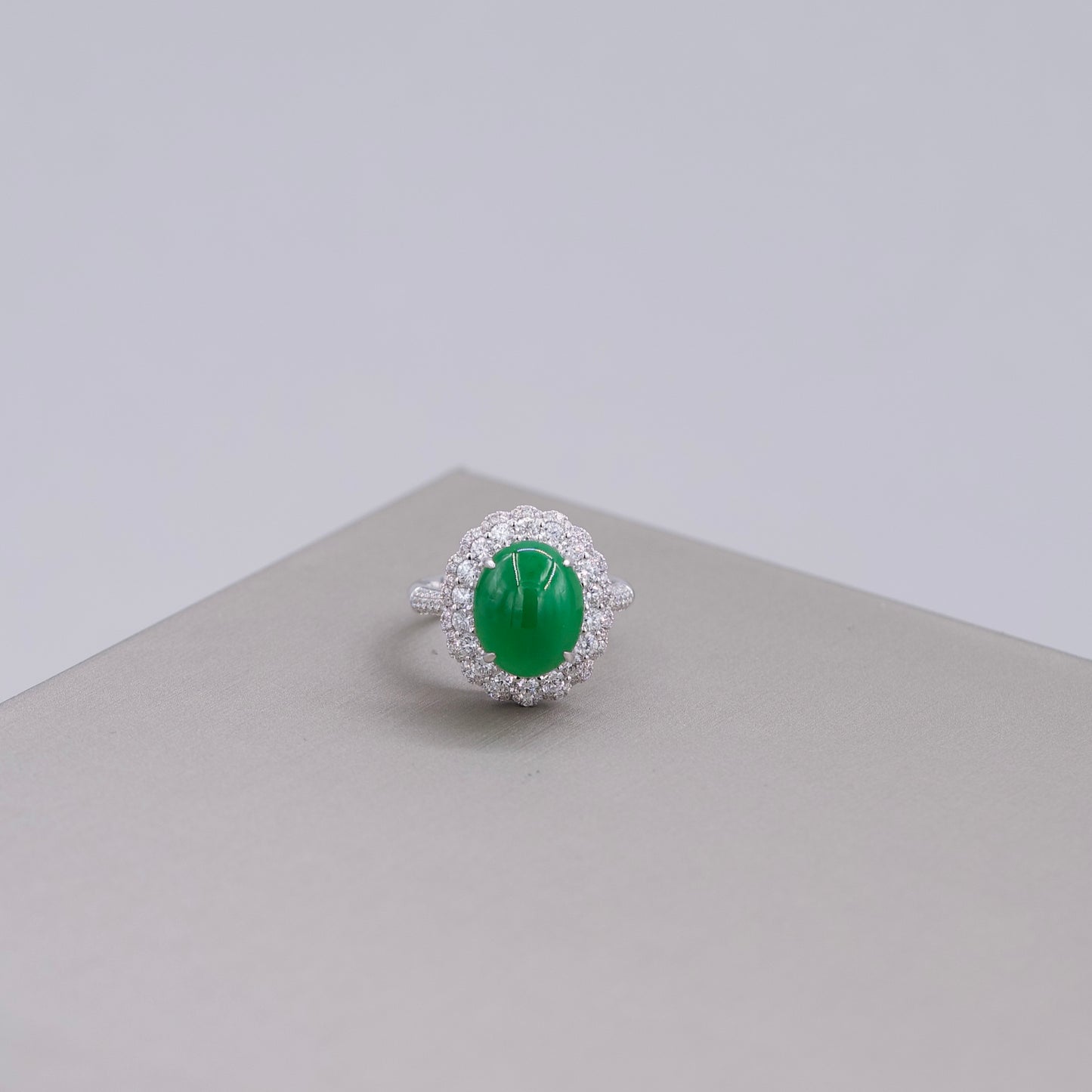 Round Jade Ring