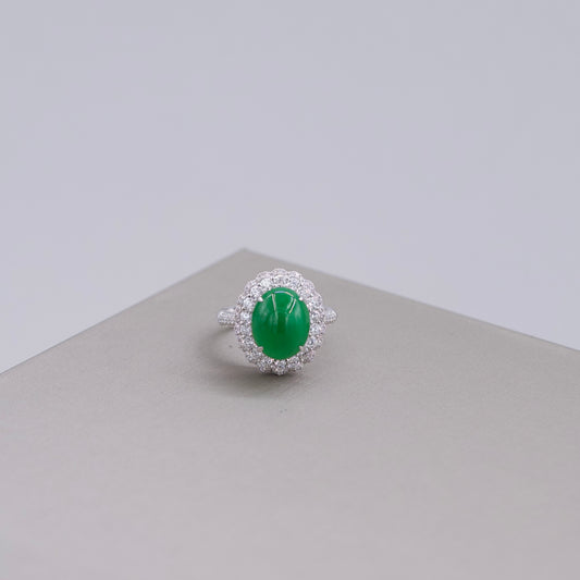 Round Jade Ring