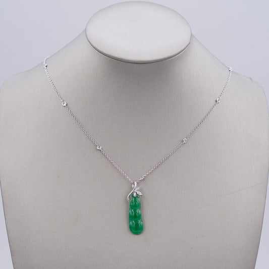 Jade Pea Necklace