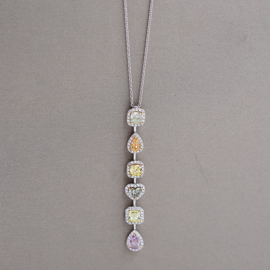 Pastel Gemstone Necklace
