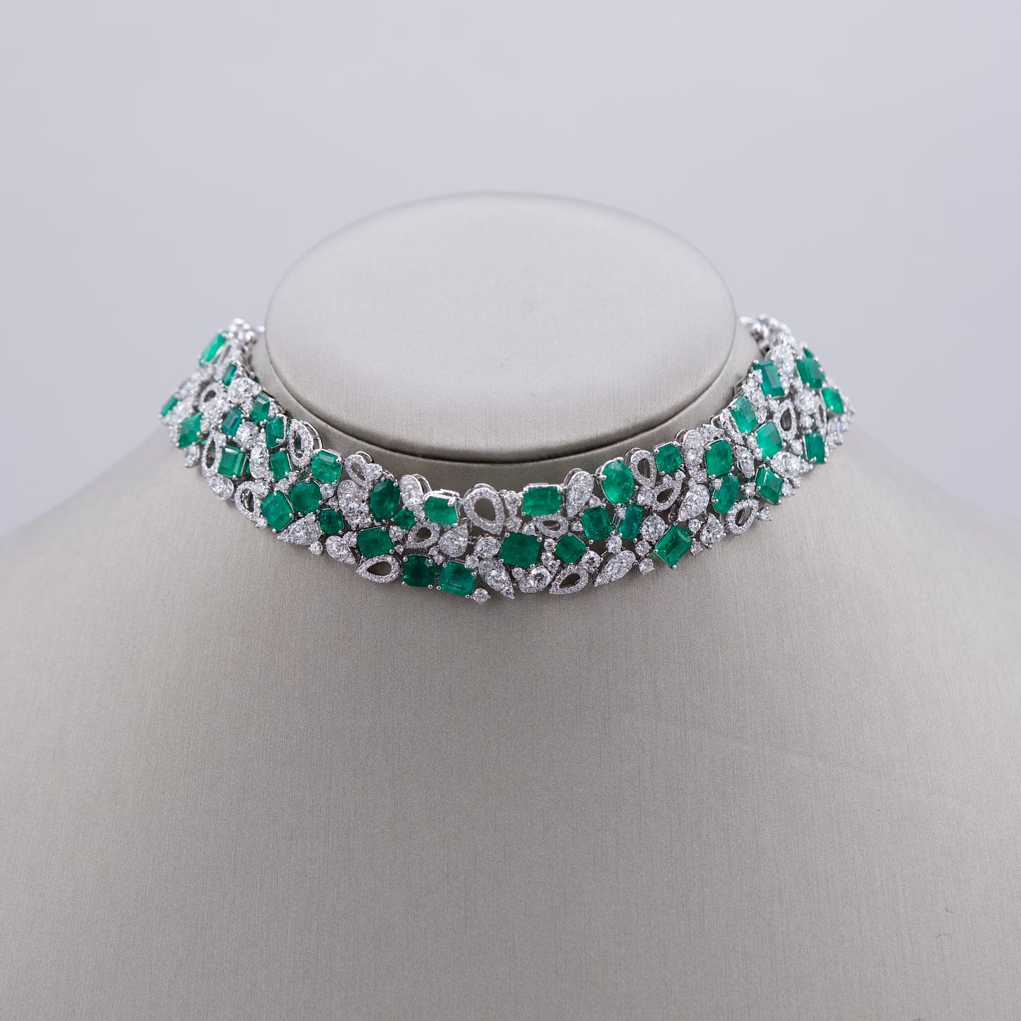 Emeralds & Diamonds Choker / Bracelet