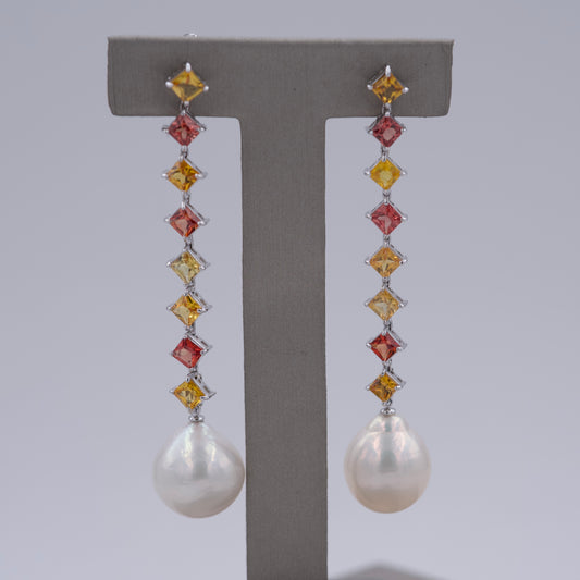Paolo Piovan Drop-Down Pearl Earrings