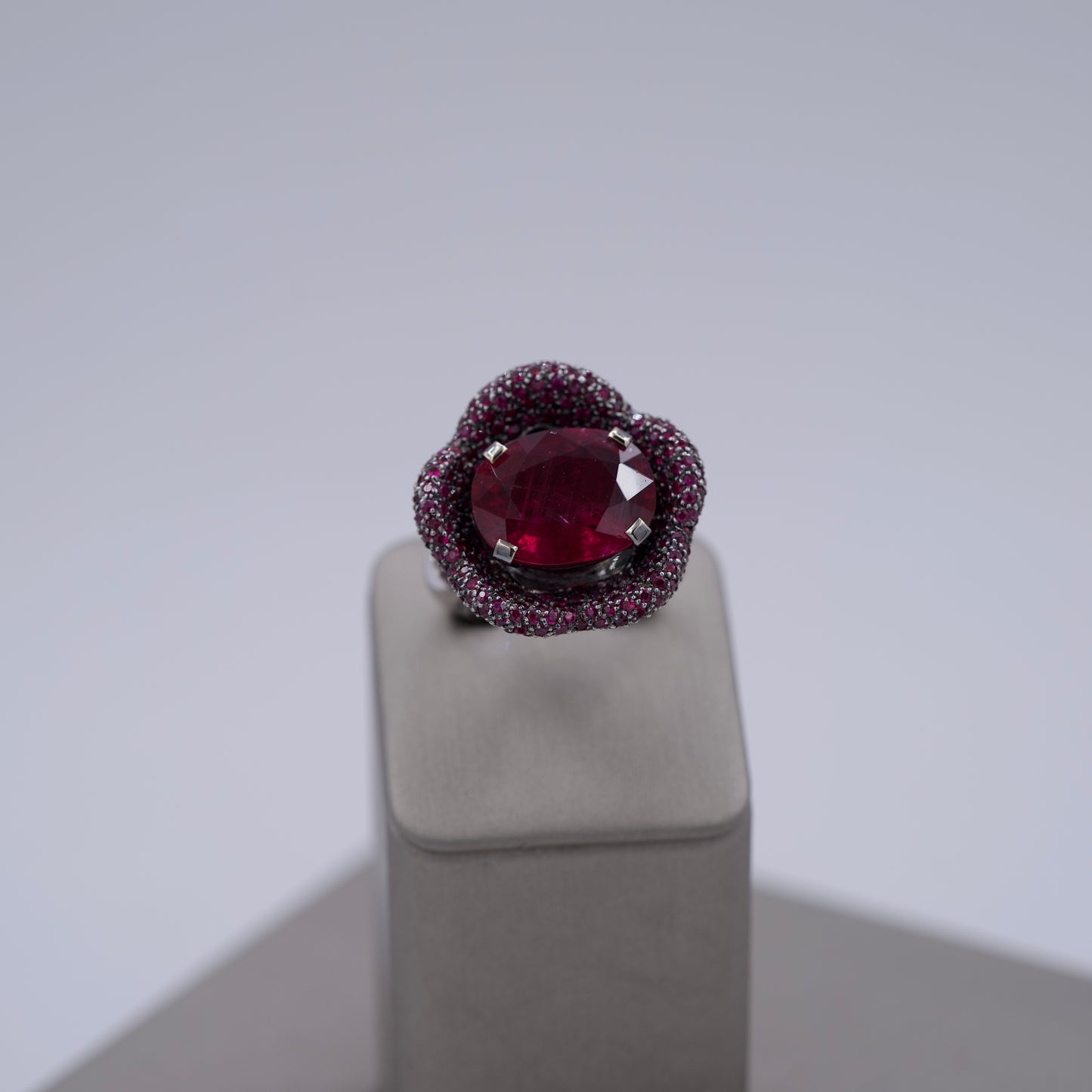 Paolo Piovan Ruby Flower Ring