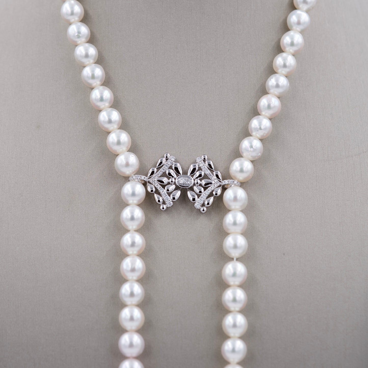 Princess Tiara Pearl Necklace / Bracelet & Detachable Hook