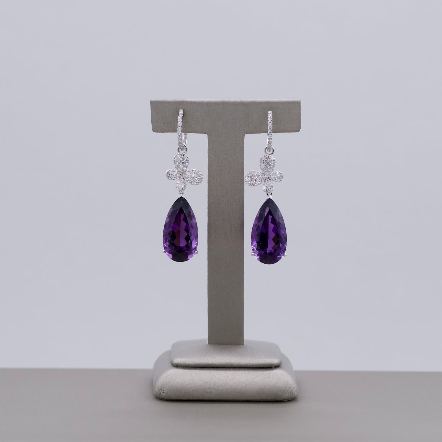 Butterfly Amethyst Earrings