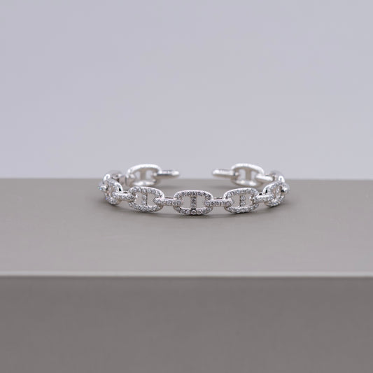 Damaso White Gold Bangle