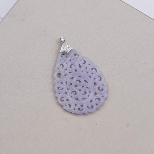 Lilac Jade Pendant